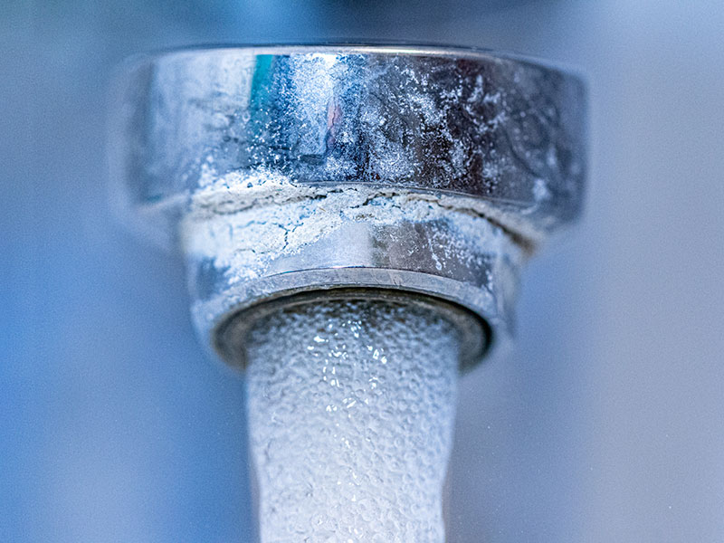 Calcified faucet